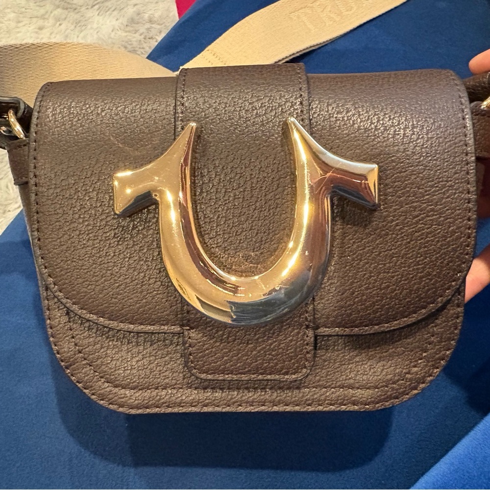 True Religion Brown Crossbody Bag